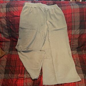 Zenana Outfitters Blue Drawstring Pants NWOT